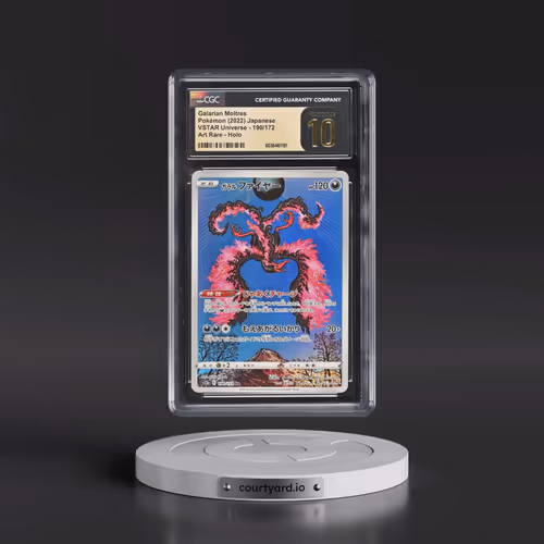 2022 VSTAR Universe #190/172 Galarian Moltres - Art Rare Holo (CGC 10 PRISTINE)