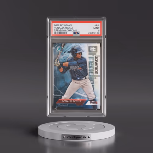 2018 Bowman Trending Chrome #RA Ronald Acuna (PSA 9 MINT)
