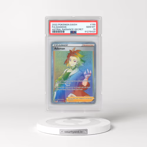 2022 Pokémon Sword & Shield Astral Radiance #199 Adaman - Full Art Secret (PSA 10 GEM MINT)