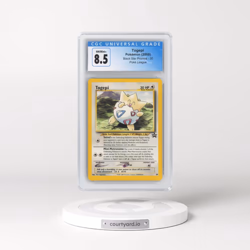 1999 Black Star Promos #30 Togepi - Pokémon League (CGC 8.5 NM-MT+)