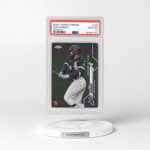 2020 Topps Chrome Update #U58 Luis Robert (PSA 10 GEM MINT)