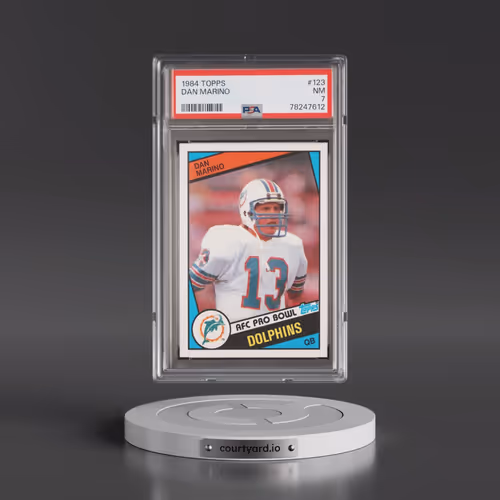 1984 Topps #123 Dan Marino (PSA 7 NM)