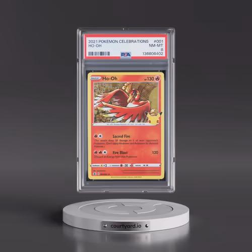 2021 Pokémon Celebrations #001 HO-Oh (PSA 8 NM-MT)
