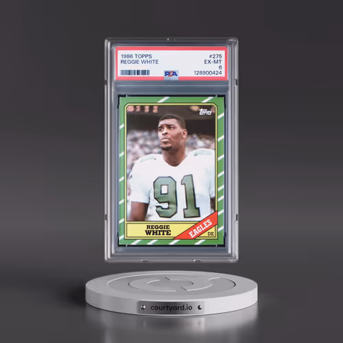 1986 Topps #275 Reggie White (PSA 6 EX-MT)