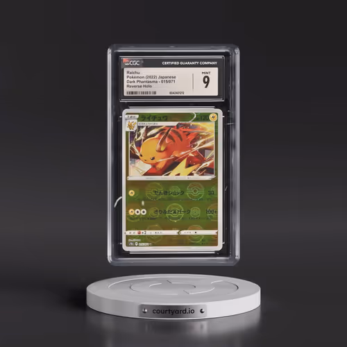 2021 Dark Phantasma #015/071 Raichu - Reverse Holo Poké Ball (CGC 9 MINT)