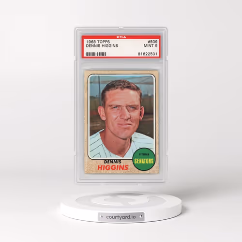 1968 Topps #509 Dennis Higgins (PSA 9 MINT)