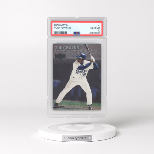 2000 Metal #1 Tony Gwynn (PSA 10 GEM MINT)