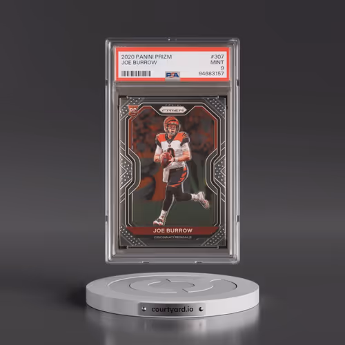2020 Panini Prizm #307 Joe Burrow (PSA 9 MINT)