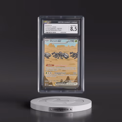 2024 Surging Sparks - SSP EN #236/191 Durant ex - Special Illustration Rare (CGC 8.5 NM-MT+)