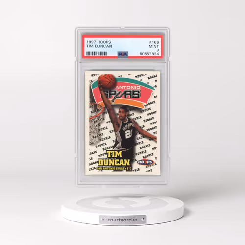 1997 Hoops #166 Tim Duncan (PSA 9 MINT)