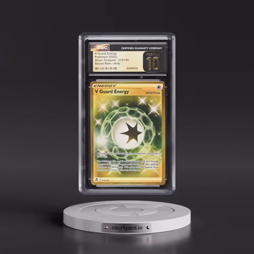 2022 Silver Tempest #215/195 V Guard Energy - Secret Rare Holo (CGC 10 PRISTINE)