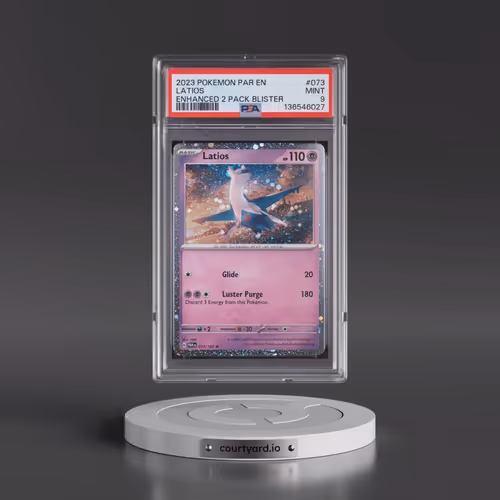 2024 Pokémon Par EN-Paradox Rift #073 Latios - Enhanced 2 Pack Blister (PSA 9 MINT)