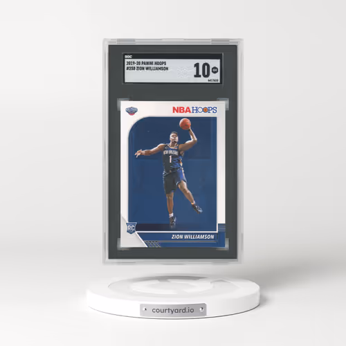 2019 Panini Hoops #258 Zion Williamson (SGC 10 GEM MINT)