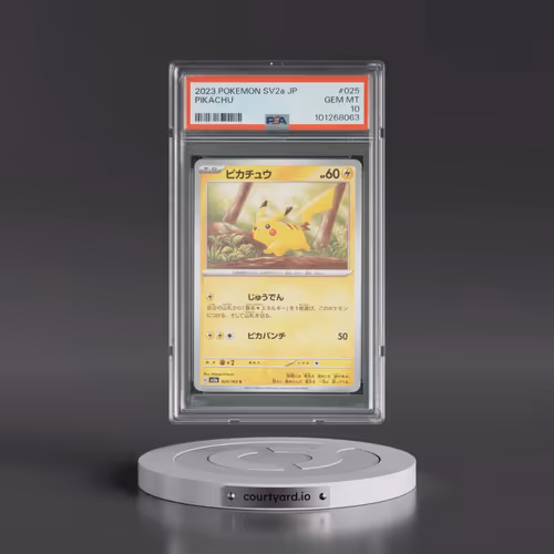 2023 Pokémon Sv2a-Pokémon 151 #025 Pikachu (PSA 10 GEM MINT)