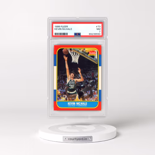 1986 Fleer #73 Kevin McHale (PSA 7 NM)