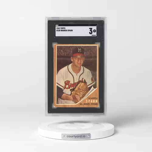 1962 Topps #100 Warren Spahn (SGC 3 VG)
