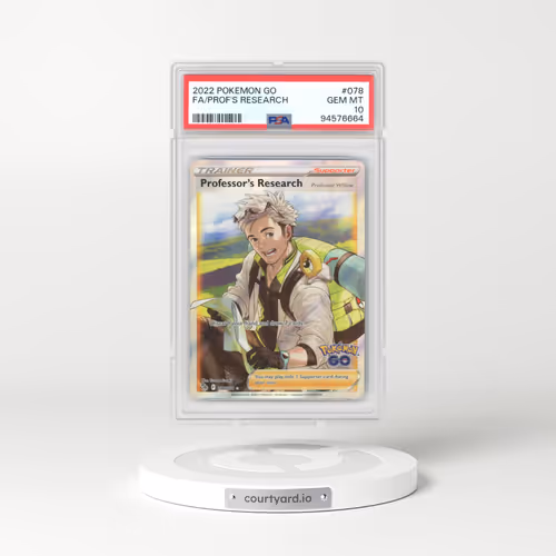 2022 Pokémon GO #078 Professor's Research (PSA 10 GEM MINT)