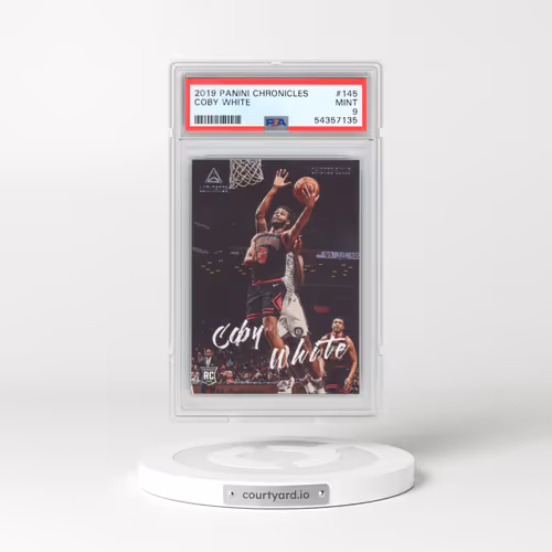 2019 Panini Chronicles #145 Coby White (PSA 9 MINT)