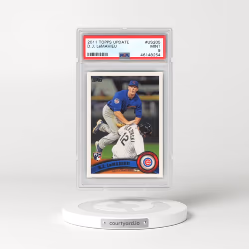 2011 Topps Update #US205 D.J. LeMahieu (PSA 9 MINT)