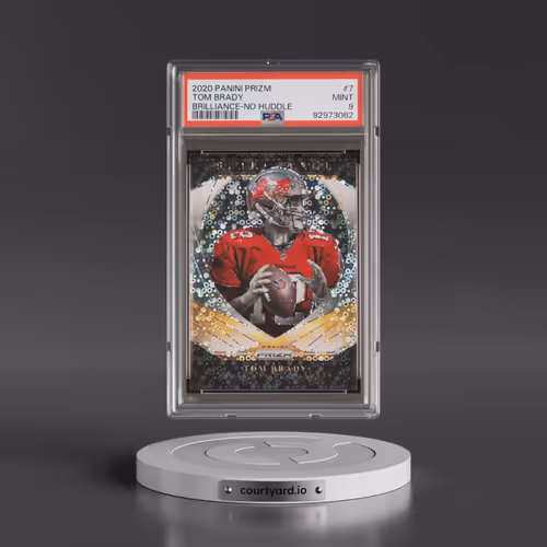 2020 Panini Prizm Brilliance #7 Tom Brady - No Huddle (PSA 9 MINT)