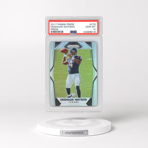 2017 Panini Prizm #279 Deshaun Watson - Prizm (PSA 10 GEM MINT)