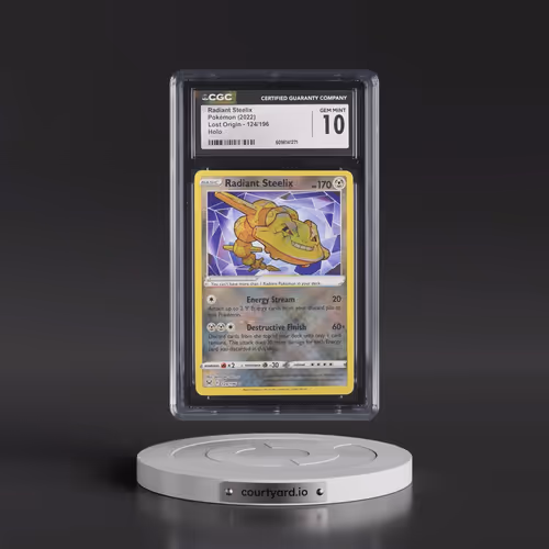 2022 Lost Origin #124/196 Radiant Steelix - Holo (CGC 10 GEM MINT)