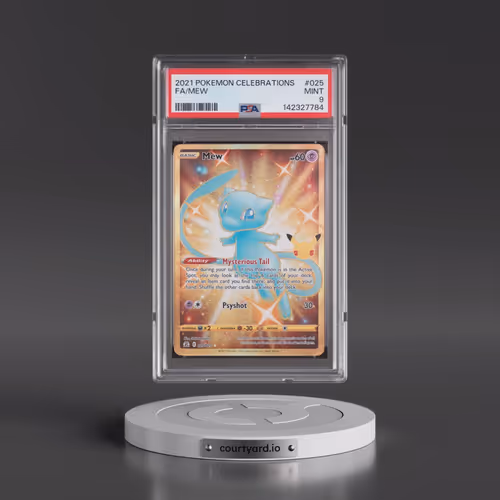 2021 Pokémon Celebrations #025 Mew - Full Art (PSA 9 MINT)