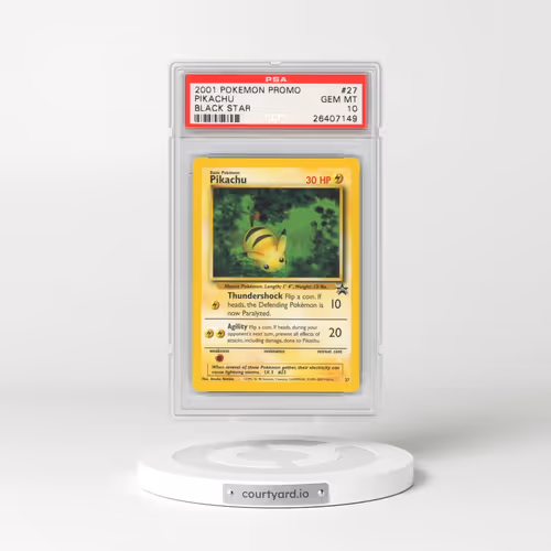 2000 Pokémon Promo Black Star #27 Pikachu (PSA 10 GEM MINT)