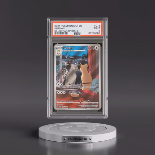 2024 Pokémon Sfa EN-Shrouded Fable #078 Persian - Illustration Rare (PSA 9 MINT)