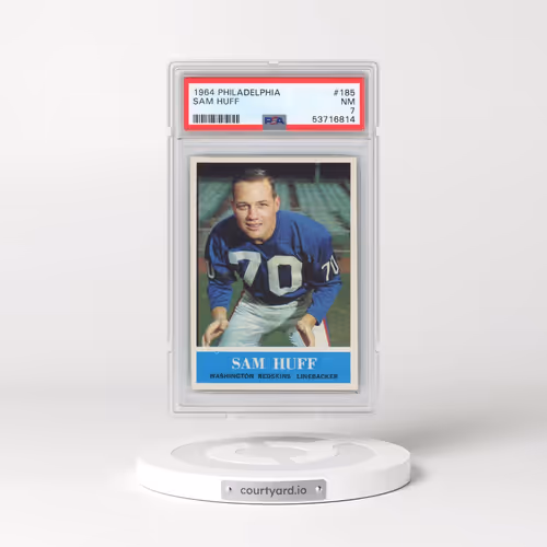 1964 Philadelphia #185 Sam Huff (PSA 7 NM)