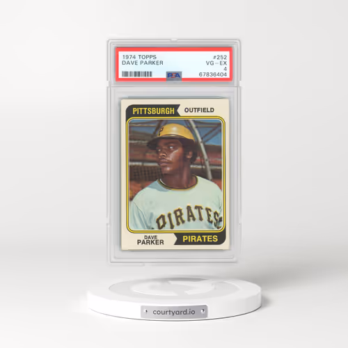 1974 Topps #252 Dave Parker (PSA 4 VG-EX)