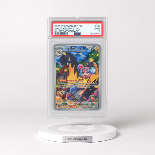 2025 Pokémon Jtg EN-Journey Together #163 Iono's Kilowattrel - Illustration Rare (PSA 9 MINT)