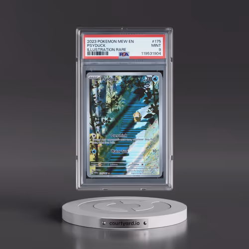 2023 Pokémon Mew EN-151 #175 Psyduck - Illustration Rare (PSA 9 MINT)