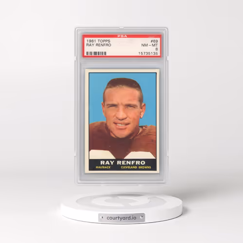 1961 Topps #69 Ray Renfro (PSA 8 NM-MT)