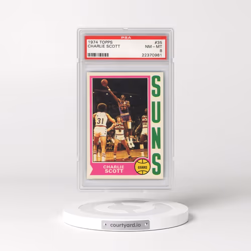 1974 Topps #35 Charlie Scott (PSA 8 NM-MT)