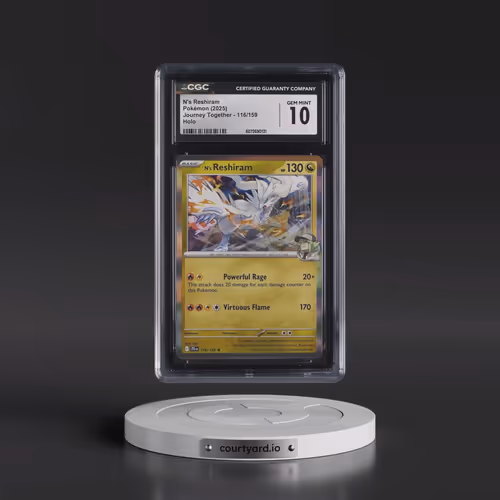 2025 Journey Together - JTG EN #116/159 N's Reshiram - Holo (CGC 10 GEM MINT)