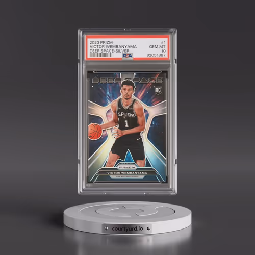 2023 Panini Prizm Deep Space #1 Victor Wembanyama - Silver Prizm (PSA 10 GEM MINT)