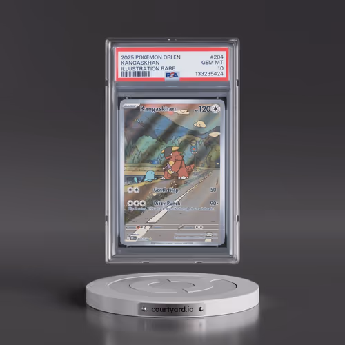 2025 Pokémon Dri EN-Destined Rivals #204 Kangaskhan - Illustration Rare (PSA 10 GEM MINT)