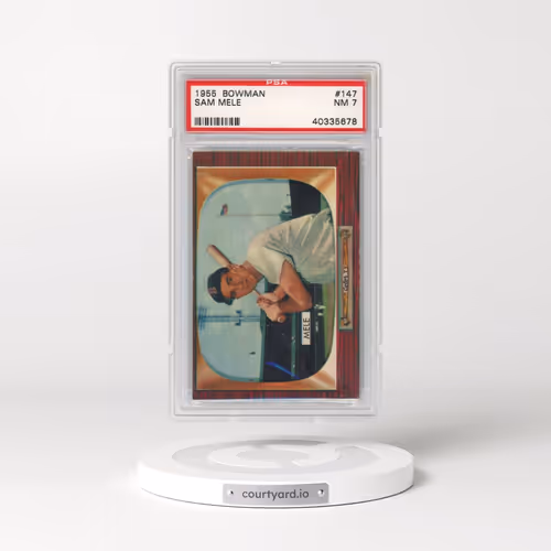 1955 Bowman #147 Sam Mele (PSA 7 NM)