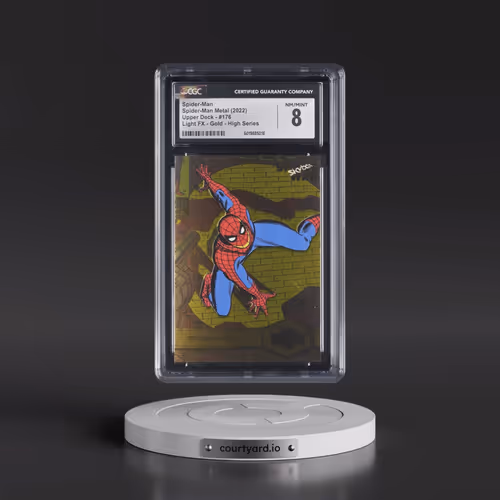2020 Spider-Man Metal - English #176 Spider-Man - LTFX Gold High Series (CGC 8 NM-MT)