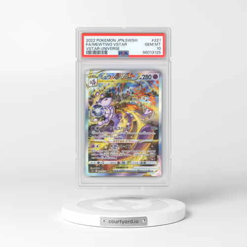 2022 Pokémon Sword & Shield Vstar Universe #221 Mewtwo Vstar - Full Art (PSA 10 GEM MINT)