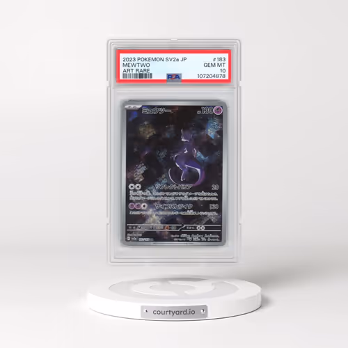 2023 Pokémon Sv2a-Pokemon 151 #183 Mewtwo - Art Rare (PSA 10 GEM MINT)