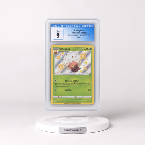 2021 Shining Fates #SV011/SV122 Eldegoss - Shiny Vault Holo (CGC 9 MINT)