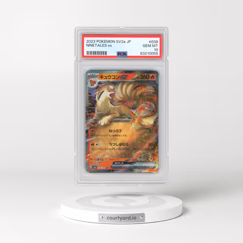 2023 Pokémon Sv2a-Pokemon 151 #038 Ninetales EX - Holo (PSA 10 GEM MINT)