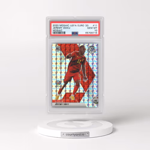 2020 Panini Mosaic UEFA Euro 2020 #11 Jeremy Doku - Mosaic (PSA 10 GEM MINT)