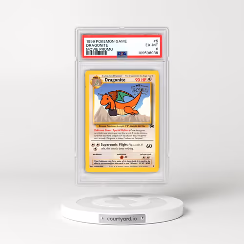 1999 Pokémon Game Movie #5 Dragonite - Movie Promo (PSA 6 EX-MT)