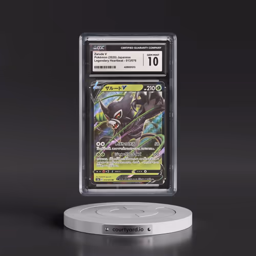 2020 Legendary Heartbeat #013/076 Zarude V - Holo (CGC 10 GEM MINT)