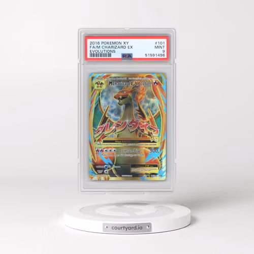 2016 Pokémon XY Evolutions #101 M Charizard EX - Holo Full Art (PSA 9 MINT)