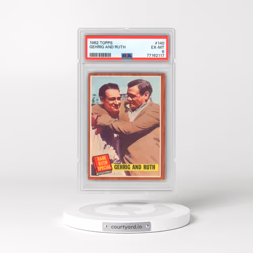 1962 Topps #140 Gehrig and Ruth (PSA 6 EX-MT)