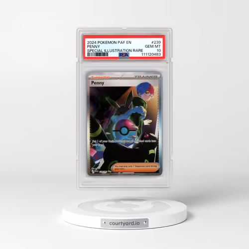 2024 Pokémon Paf EN-Paldean Fates #239 Penny - Special Illustration Rare (PSA 10 GEM MINT)